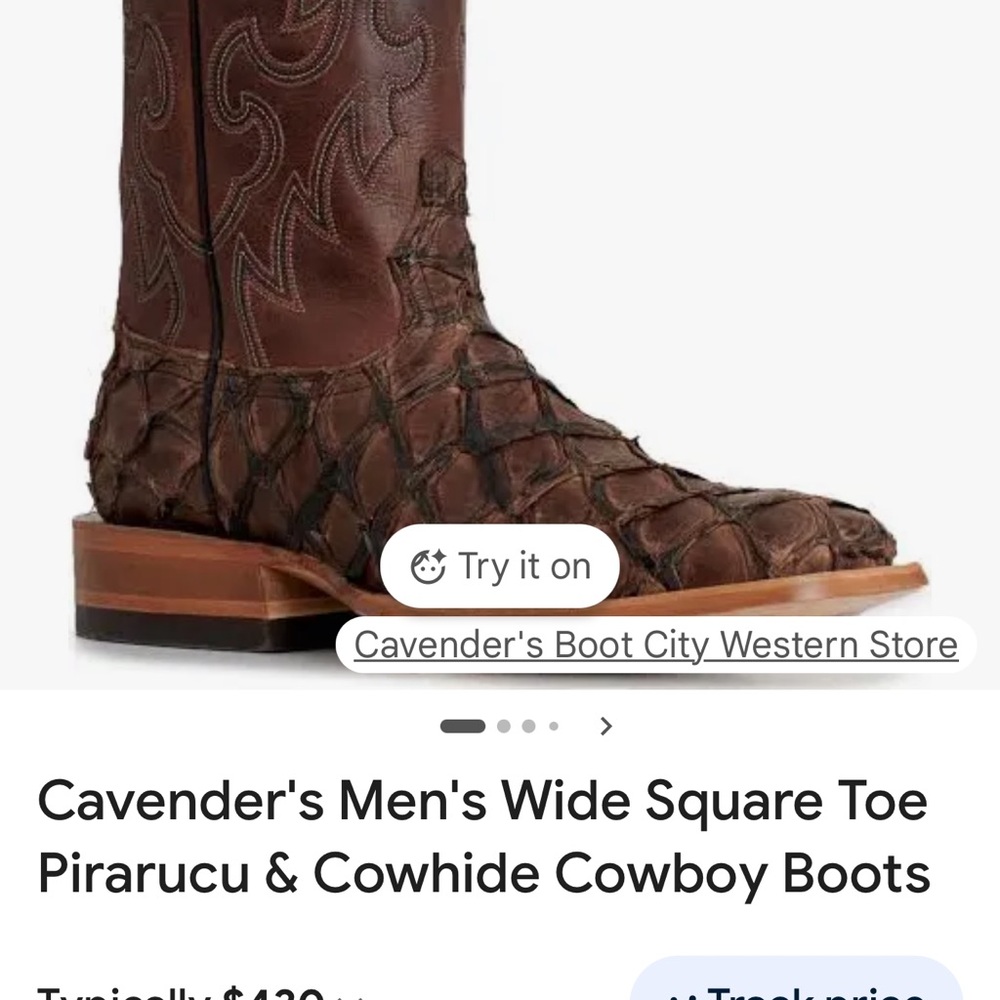 Cavenders Pirarucu boots - Picture 8 of 8